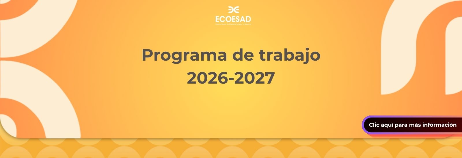 Plan de Trabajo ECOESAD 2026-2027